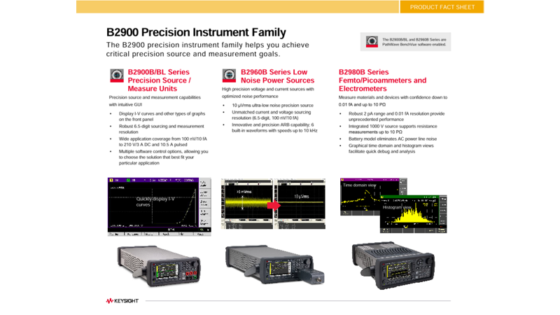 B2900 Precision Instrument Family